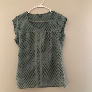 Eddie Bauer greenish shirt. Great material